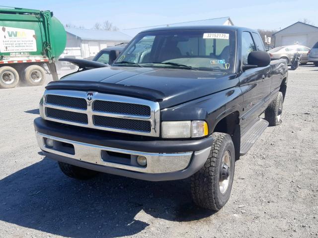 1B7KF23Z21J612418 - 2001 DODGE RAM 2500 BLACK photo 2