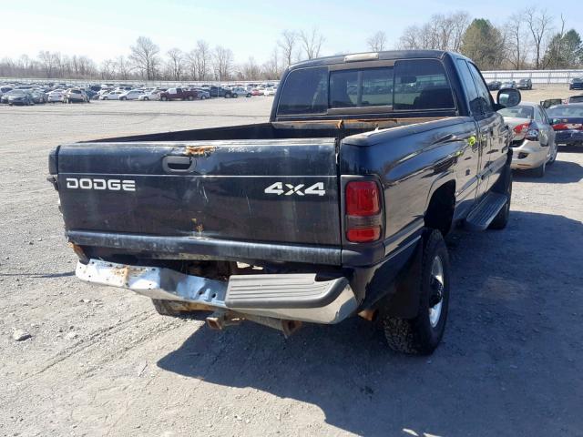 1B7KF23Z21J612418 - 2001 DODGE RAM 2500 BLACK photo 4