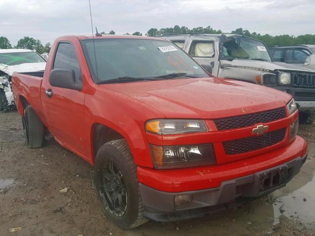 1GCCS149998159538 - 2009 CHEVROLET COLORADO RED photo 1