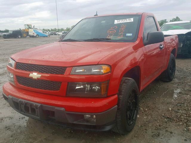 1GCCS149998159538 - 2009 CHEVROLET COLORADO RED photo 2