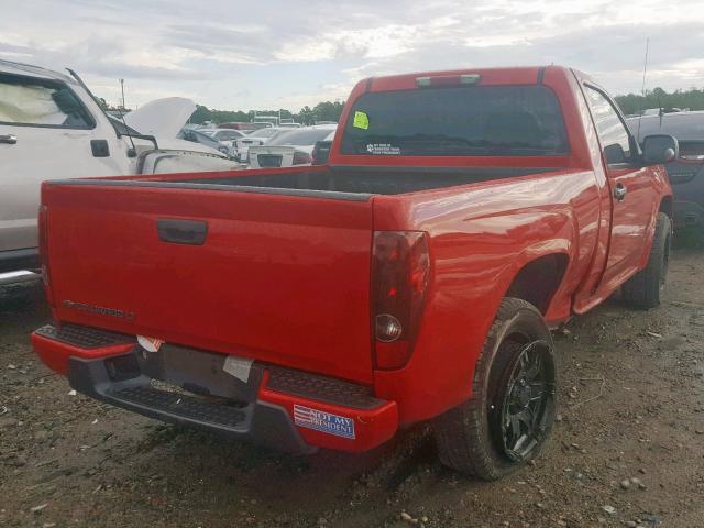 1GCCS149998159538 - 2009 CHEVROLET COLORADO RED photo 4