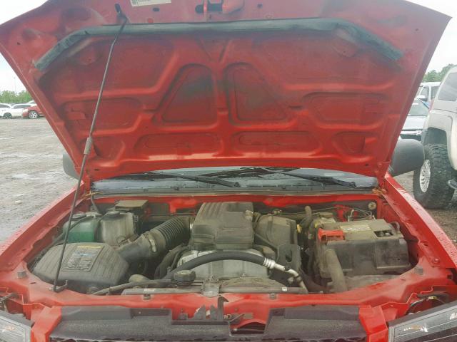 1GCCS149998159538 - 2009 CHEVROLET COLORADO RED photo 7