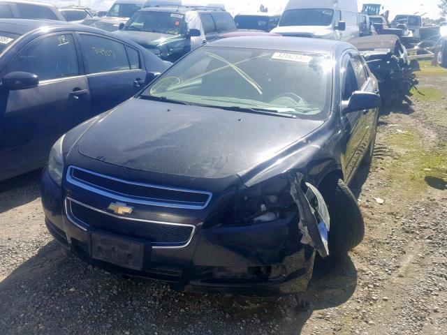 1G1ZA5E14BF168400 - 2011 CHEVROLET MALIBU LS BLACK photo 2