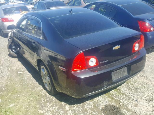 1G1ZA5E14BF168400 - 2011 CHEVROLET MALIBU LS BLACK photo 3