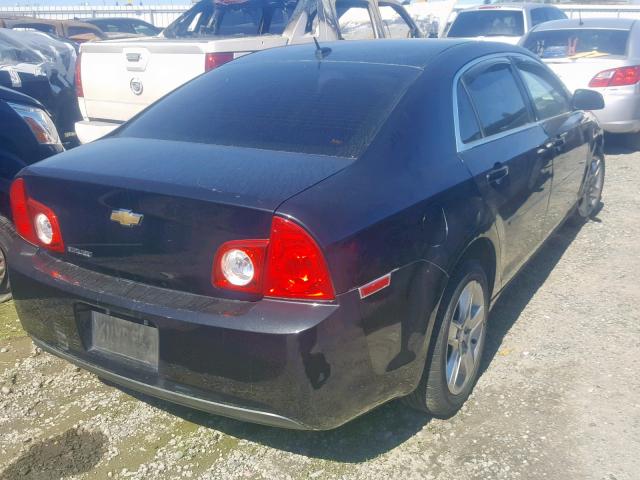 1G1ZA5E14BF168400 - 2011 CHEVROLET MALIBU LS BLACK photo 4