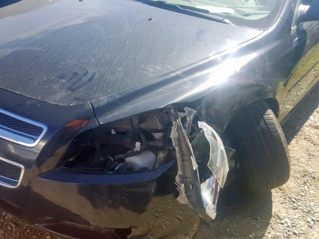 1G1ZA5E14BF168400 - 2011 CHEVROLET MALIBU LS BLACK photo 9