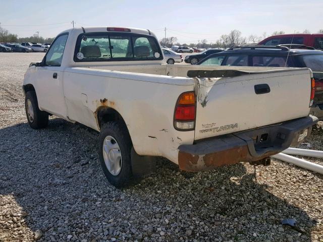 5TBJN32132S226684 - 2002 TOYOTA TUNDRA WHITE photo 3