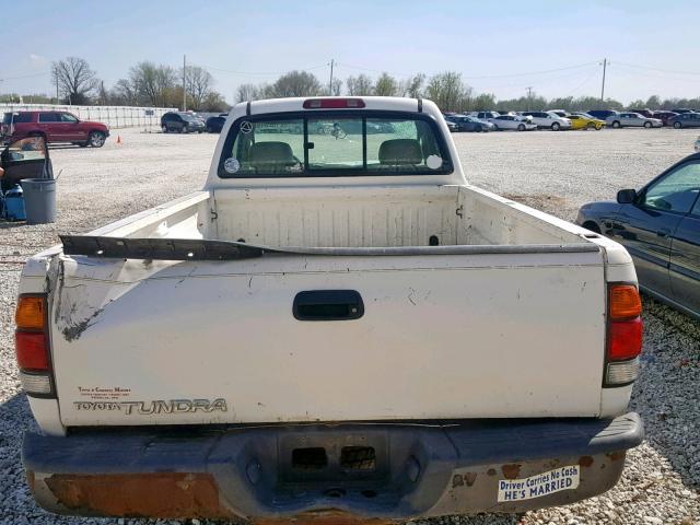 5TBJN32132S226684 - 2002 TOYOTA TUNDRA WHITE photo 6