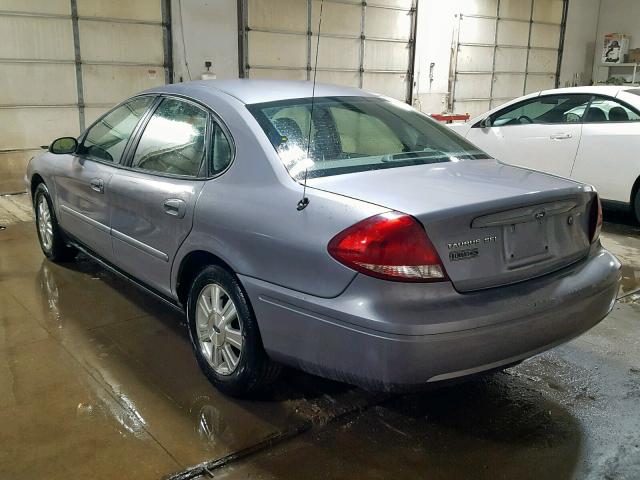 1FAFP56U97A141088 - 2007 FORD TAURUS SEL GRAY photo 3