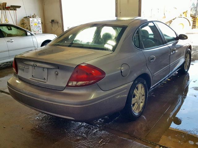 1FAFP56U97A141088 - 2007 FORD TAURUS SEL GRAY photo 4