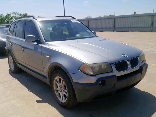 WBXPA73444WC39854 - 2004 BMW X3 2.5I SILVER photo 1