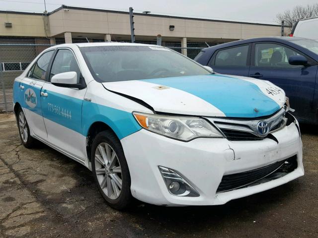 4T1BD1FK1CU027678 - 2012 TOYOTA CAMRY HYBR TWO TONE photo 1