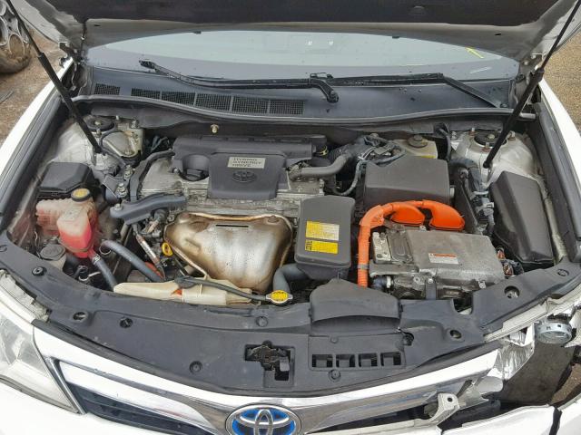 4T1BD1FK1CU027678 - 2012 TOYOTA CAMRY HYBR TWO TONE photo 7