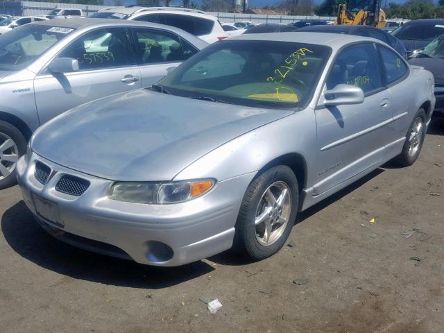 1G2WP12K52F122156 - 2002 PONTIAC GRAND PRIX GRAY photo 2
