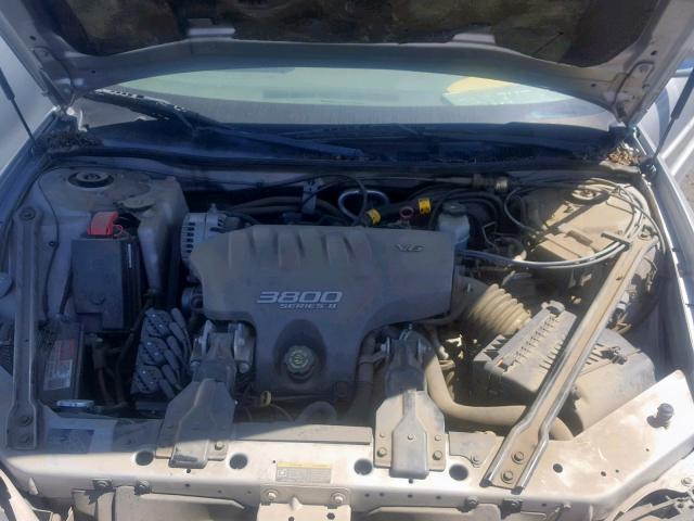 1G2WP12K52F122156 - 2002 PONTIAC GRAND PRIX GRAY photo 7