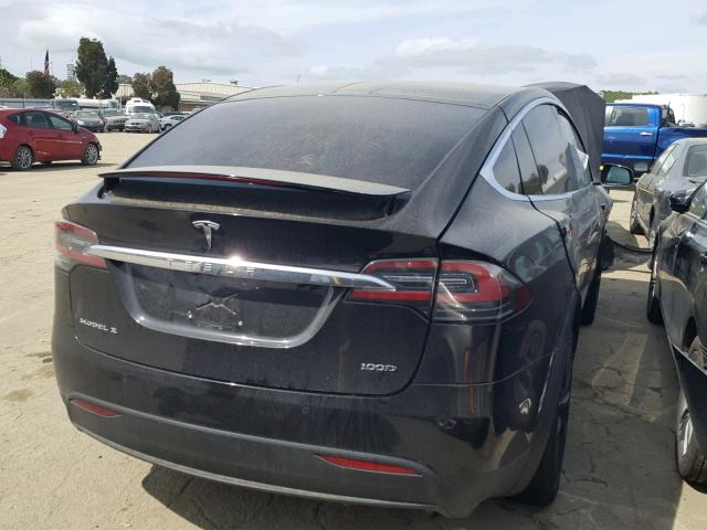 5YJXCDE20JF123047 - 2018 TESLA MODEL X BLACK photo 4