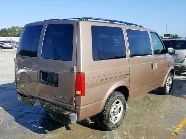 1GNDM19X45B120432 - 2005 CHEVROLET ASTRO GOLD photo 4