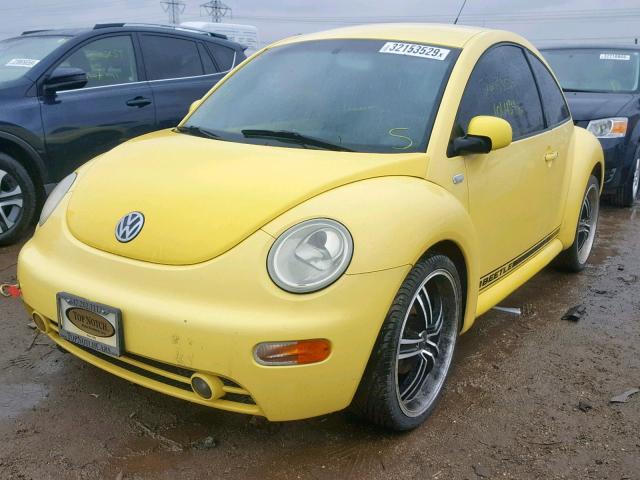 3VWCB21C62M405725 - 2002 VOLKSWAGEN NEW BEETLE Sarı foto 2