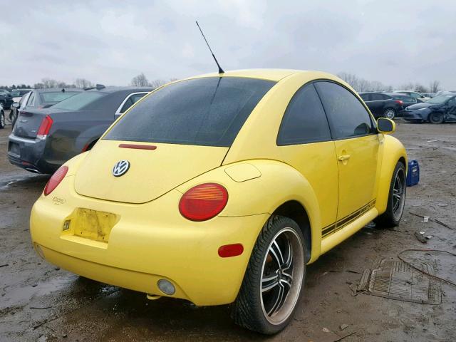 3VWCB21C62M405725 - 2002 VOLKSWAGEN NEW BEETLE Sarı foto 4