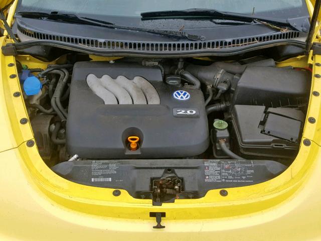 3VWCB21C62M405725 - 2002 VOLKSWAGEN NEW BEETLE Sarı foto 7