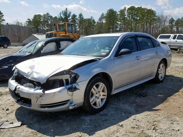 2G1WB5E35E1128520 - 2014 CHEVROLET IMPALA LIM SILVER photo 2