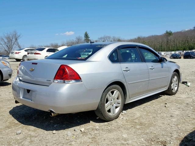 2G1WB5E35E1128520 - 2014 CHEVROLET IMPALA LIM SILVER photo 4