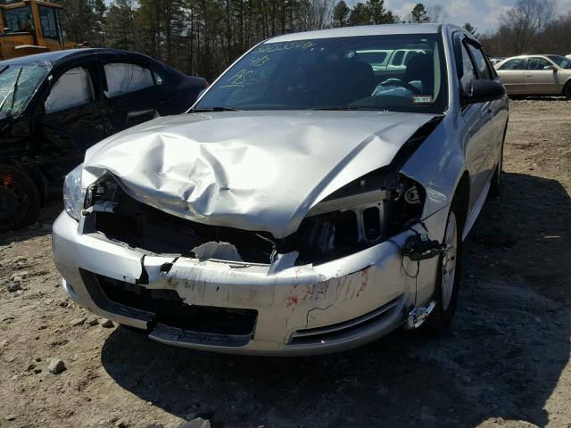 2G1WB5E35E1128520 - 2014 CHEVROLET IMPALA LIM SILVER photo 9