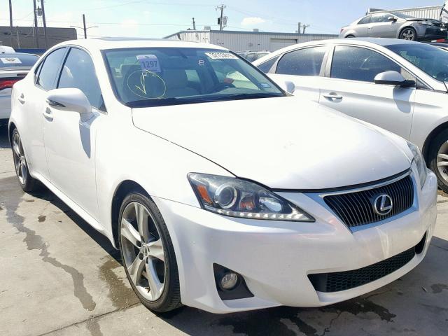 JTHBF5C20C5171578 - 2012 LEXUS IS 250 WHITE photo 1