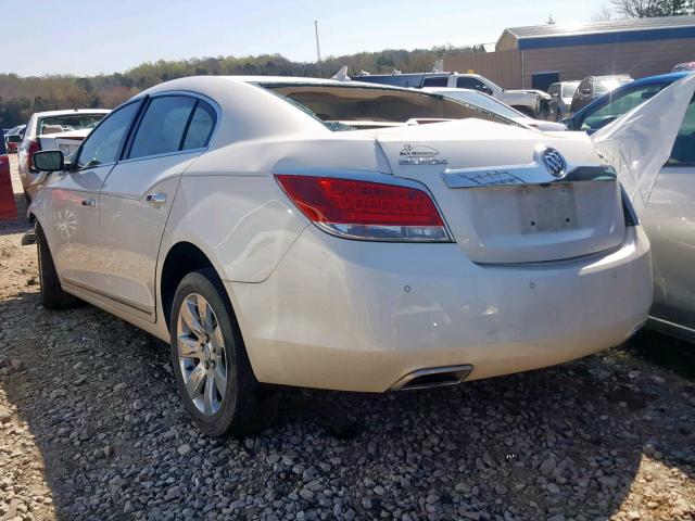 1G4GH5E35DF313454 - 2013 BUICK LACROSSE P WHITE photo 3