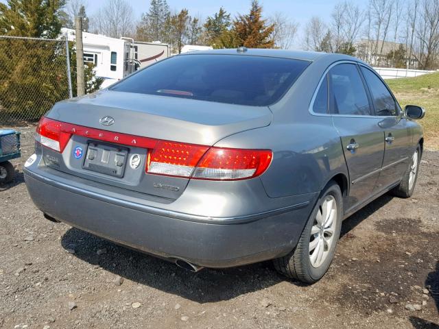 KMHFC46F38A264156 - 2008 HYUNDAI AZERA SE GREEN photo 4