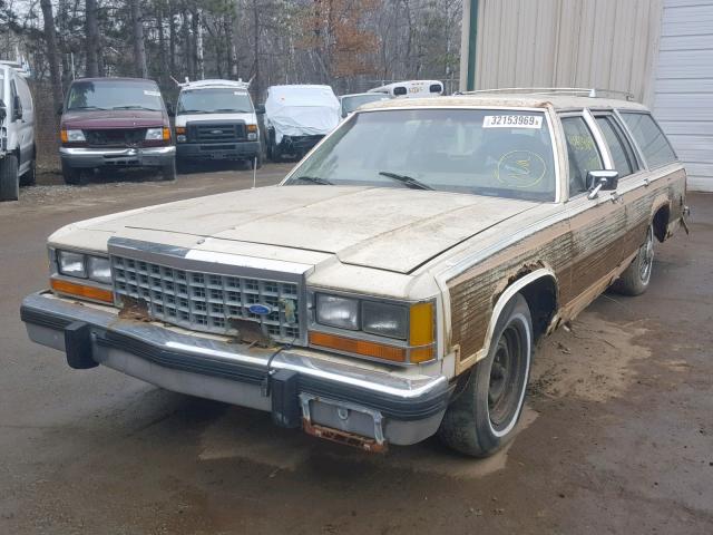 2FABP44F6GX102060 - 1986 FORD LTD CROWN BROWN photo 2