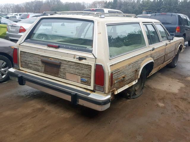 2FABP44F6GX102060 - 1986 FORD LTD CROWN BROWN photo 4