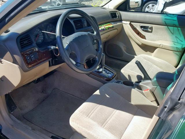 4S3BH665827640507 - 2002 SUBARU LEGACY OUT GREEN photo 9