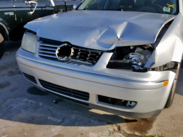 3VWRK69M44M005860 - 2004 VOLKSWAGEN JETTA GL SILVER photo 9