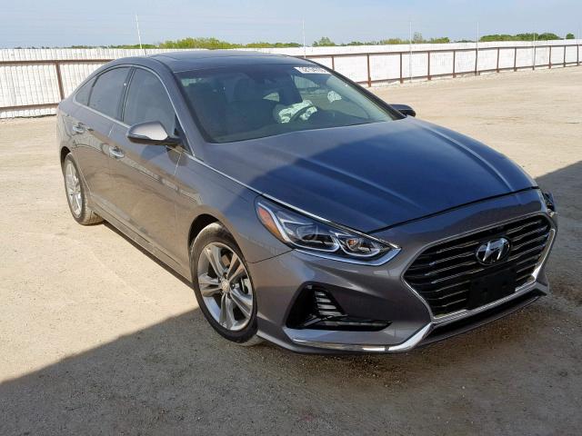 5NPE34AF7JH664758 - 2018 HYUNDAI SONATA SPO GRAY photo 1