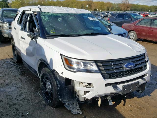 1FM5K8AR1HGD26089 - 2017 FORD EXPLORER P WHITE photo 1