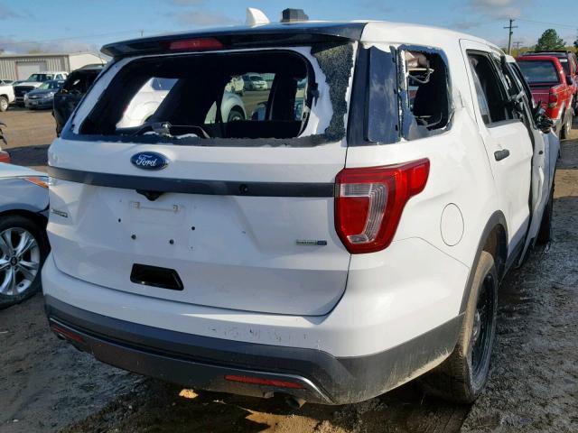 1FM5K8AR1HGD26089 - 2017 FORD EXPLORER P WHITE photo 4