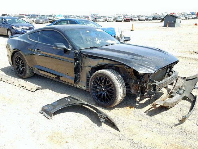 1FA6P8CF5F5412968 - 2015 FORD MUSTANG GT BLACK photo 1