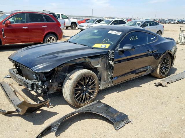 1FA6P8CF5F5412968 - 2015 FORD MUSTANG GT BLACK photo 2