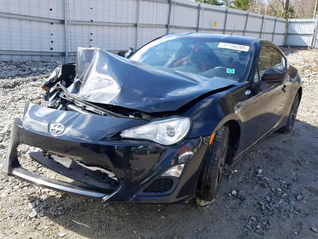 JF1ZNAA14D2703333 - 2013 TOYOTA SCION FR-S BLACK photo 2