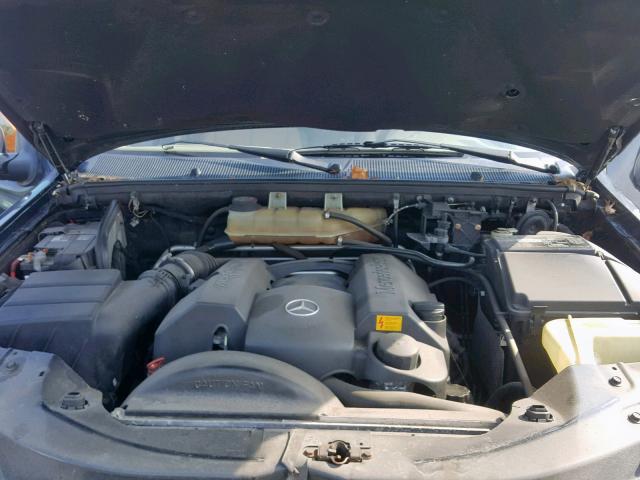 4JGAB54EXYA174077 - 2000 MERCEDES-BENZ ML 320 BLUE photo 7