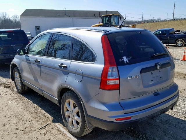 JHLRE3H48BC006294 - 2011 HONDA CR-V SE SILVER photo 3