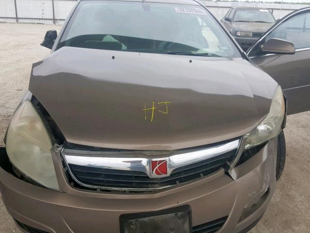 1G8ZV57727F157071 - 2007 SATURN AURA XR TAN photo 7