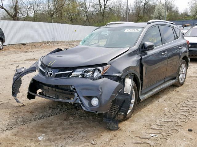 JTMYFREV1D5006473 - 2013 TOYOTA RAV4 LIMIT GRAY photo 2