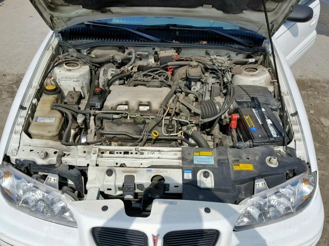 1G2NE52M6WM526921 - 1998 PONTIAC GRAND AM S WHITE photo 7