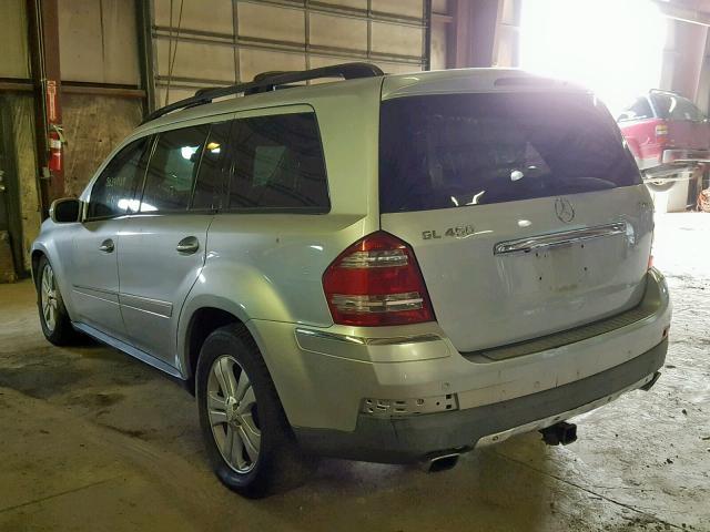 4JGBF71E28A329696 - 2008 MERCEDES-BENZ GL 450 4MA SILVER photo 3