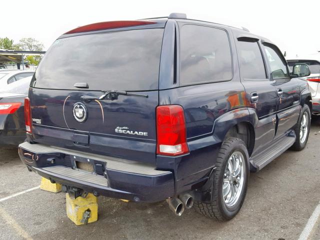 1GYEK63N05R146664 - 2005 CADILLAC ESCALADE L BLUE photo 4