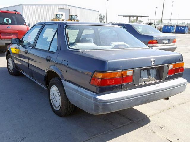 JHMBA7426GC113629 - 1986 HONDA ACCORD DX BLUE photo 3