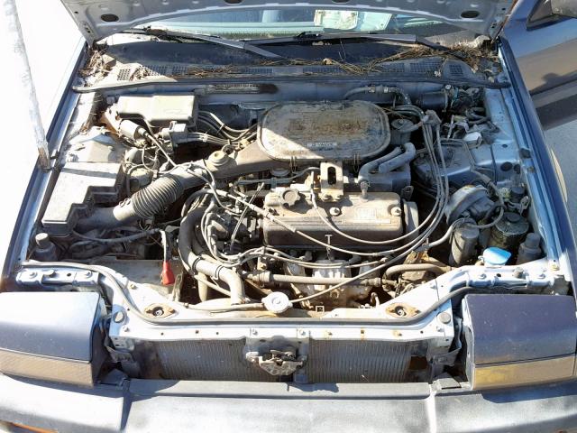 JHMBA7426GC113629 - 1986 HONDA ACCORD DX BLUE photo 7