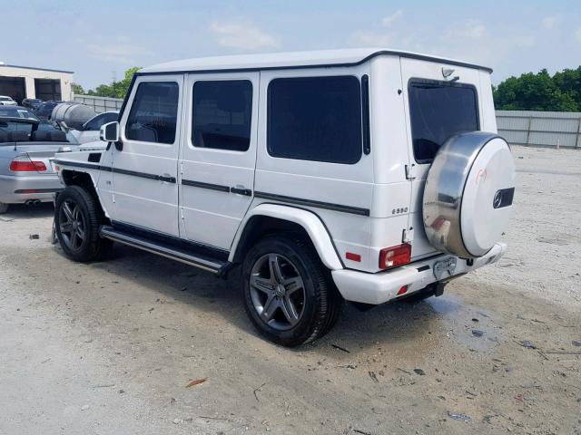 WDCYC3KF8GX248148 - 2016 MERCEDES-BENZ G 550 WHITE photo 3